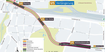 Neuauftrag: Verlängerung U-Bahn-Linie 5-West von Laim nach Pasing