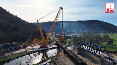 Erneuerung der Eisenbahnüberführung über die Donau bei Fridingen