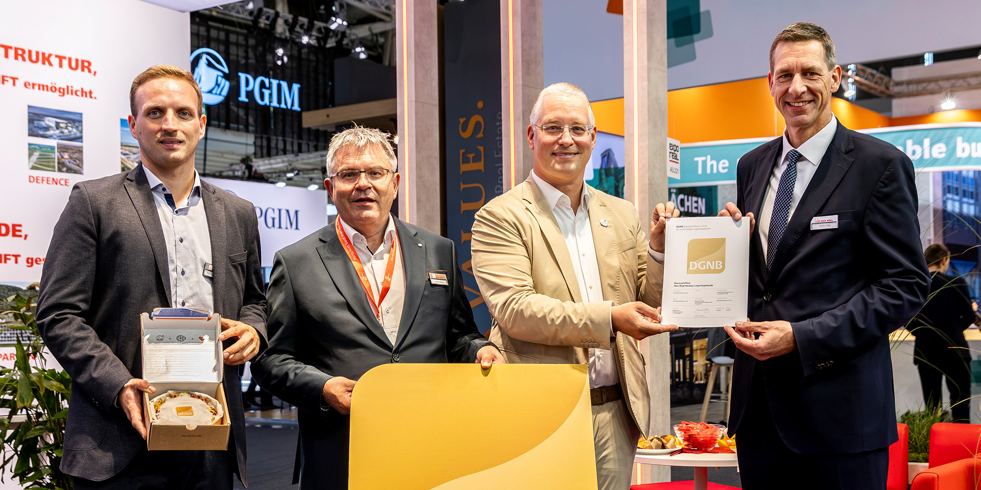 Honored on the Big Stage: DGNB Recognizes Max Bögl’s Industrial Building Projects at EXPO REAL
